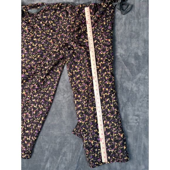 Urban Nomad 100 percent Silk Wrap Pants Abstract Multicolor Boho Adjustable Fit - Picture 6 of 6